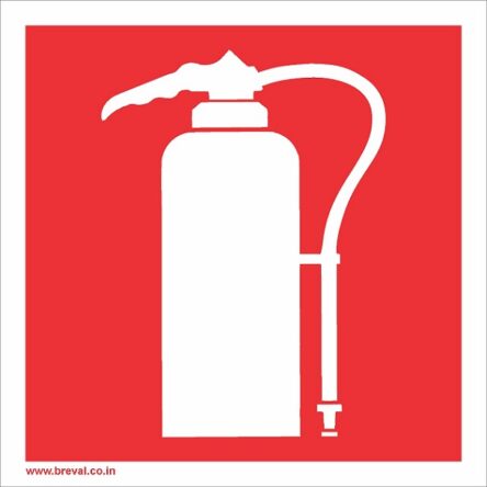 Signage, Fire Extinguisher, Night Glow, Vinyl, 6″X6″, 5S Implementation ...